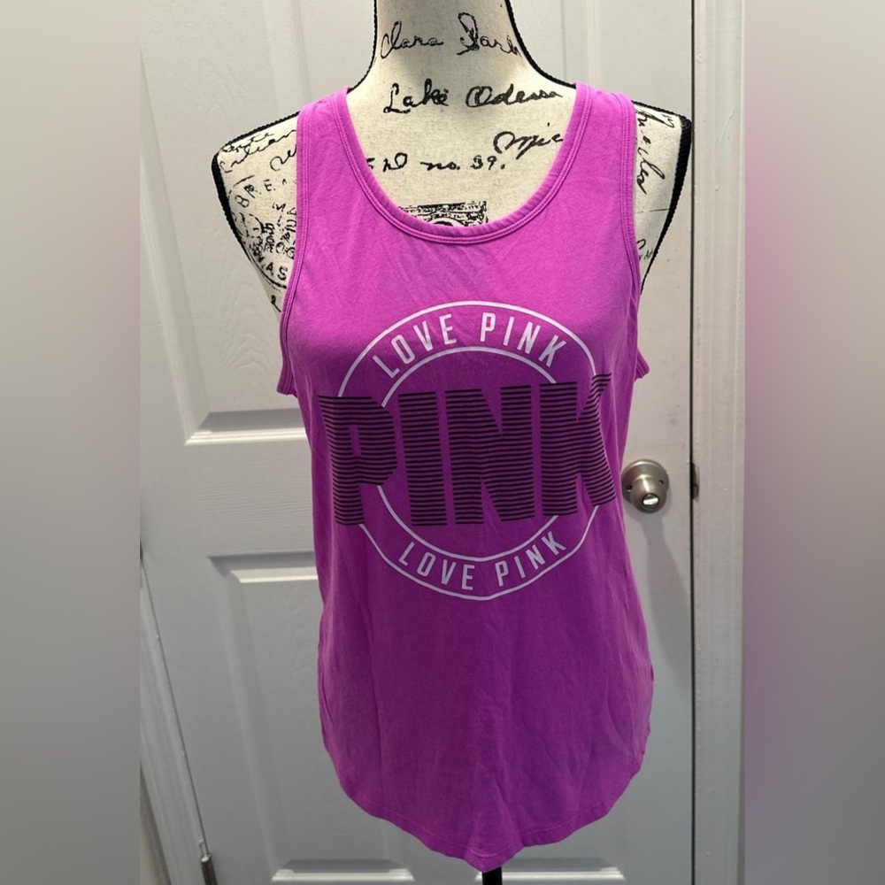 PINK Victoria's Secret Logo Tank Top